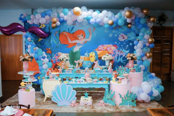 A party theme of under-the-sea