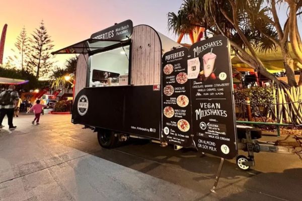 The Poffertjes King food truck on the Gold Coast